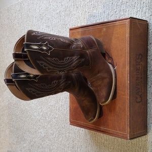 Justin Rein square toe country western boot
